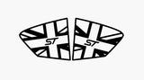 MK4 / 4.5 Ford Focus Rear Quarter Window Panels - Union Jack Design