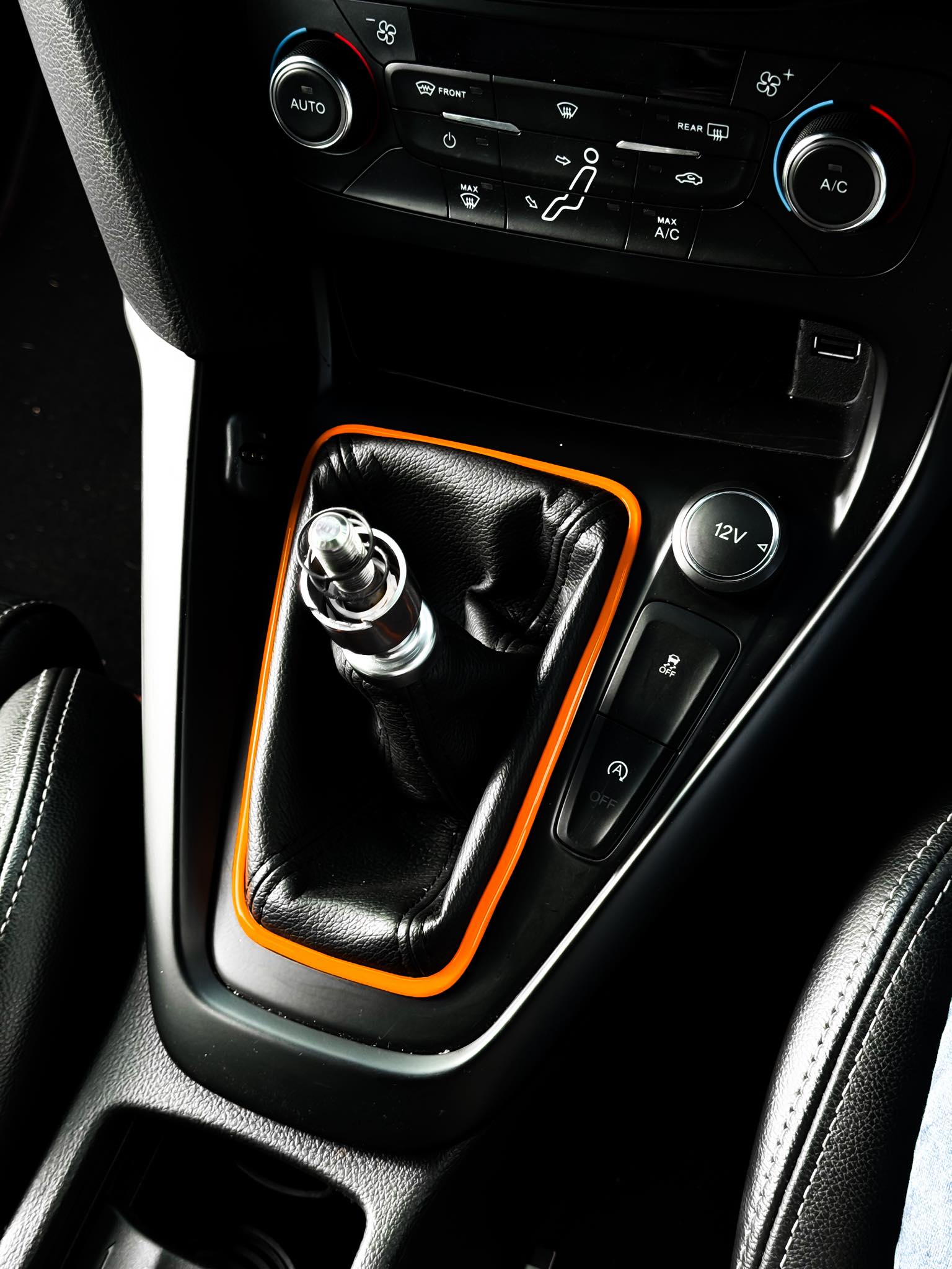 Aforce Auto Custom Real Leather Gear Shift Gaiter For Ford Galaxy MK3 2006+ - UK Made