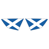 Mk2 & 2.5 Kuga Scottish Flag Rear Window Flag Decal Set (Pair)