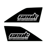 Shark Fin Aerial Decal Sticker - Set of 2 (Various Brand Logos)