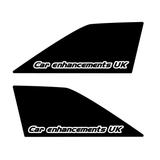 Shark Fin Aerial Decal Sticker - Set of 2 (Various Brand Logos)