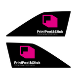 Shark Fin Aerial Decal Sticker - Set of 2 (Various Brand Logos)