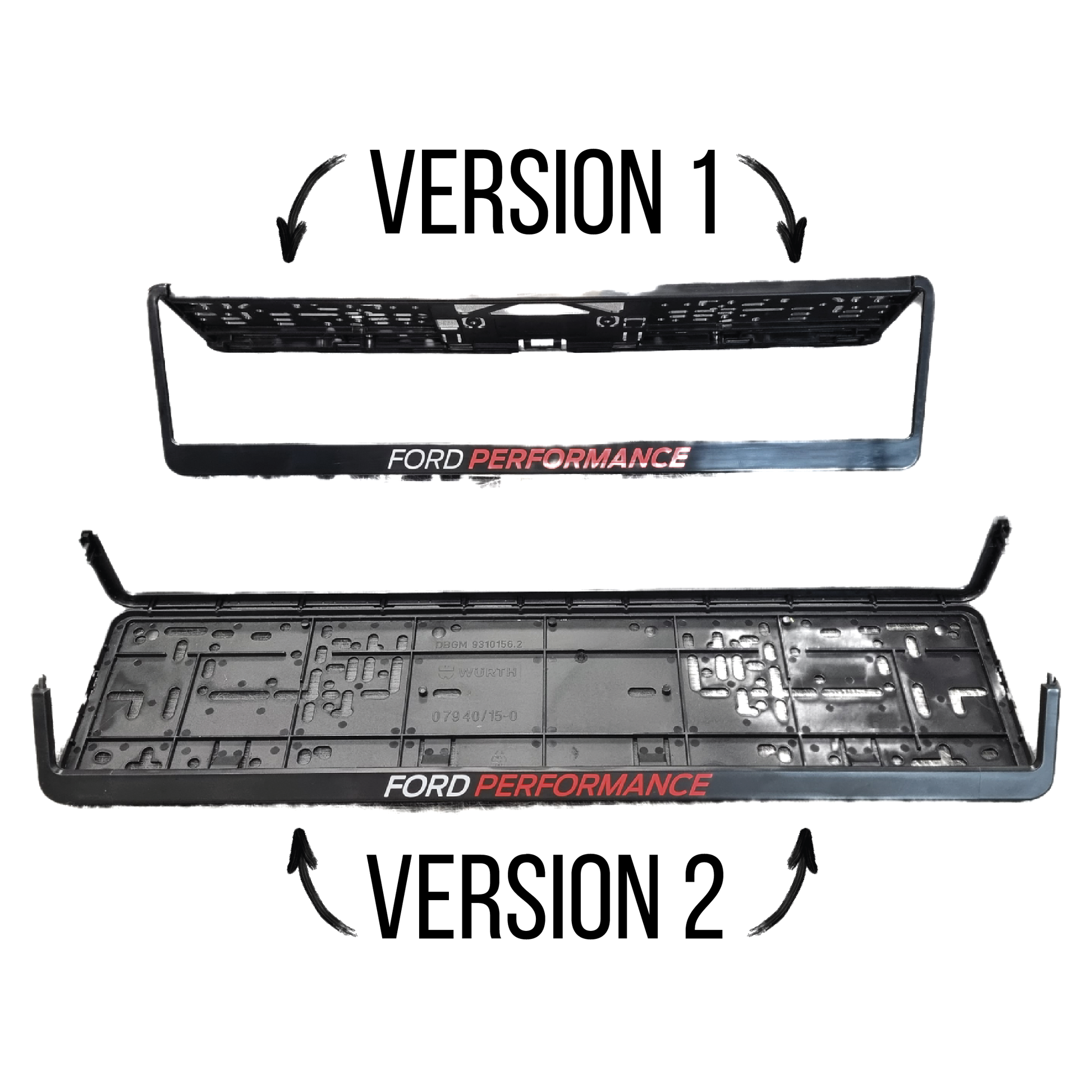 License Plate Holder Bottom Sticker / Decal (Pair) – PrintPeel&Stick