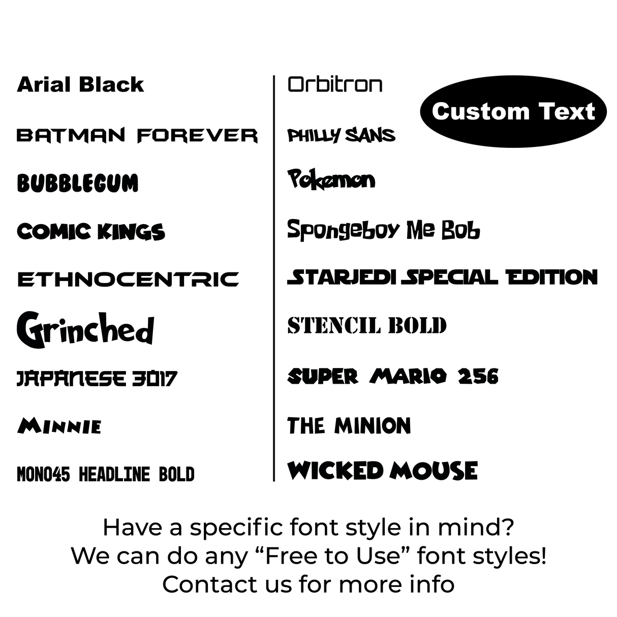 "Oval" Gel Badge Overlays - Mk2.5 Puma GEN E ONLY
