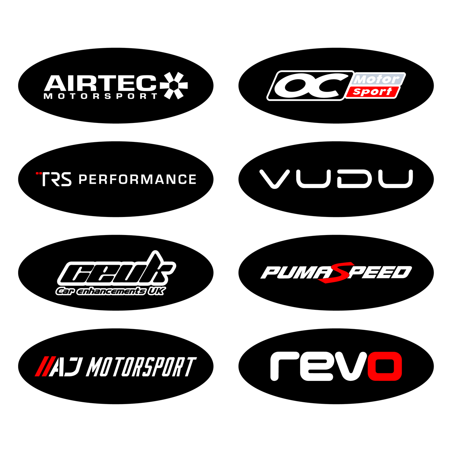 "Oval" Gel Badge Overlays - Mk1 Kuga