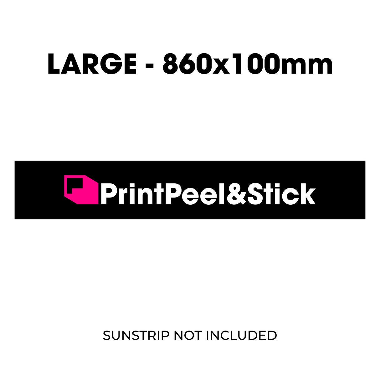 PrintPeel&Stick Sun Strip Text