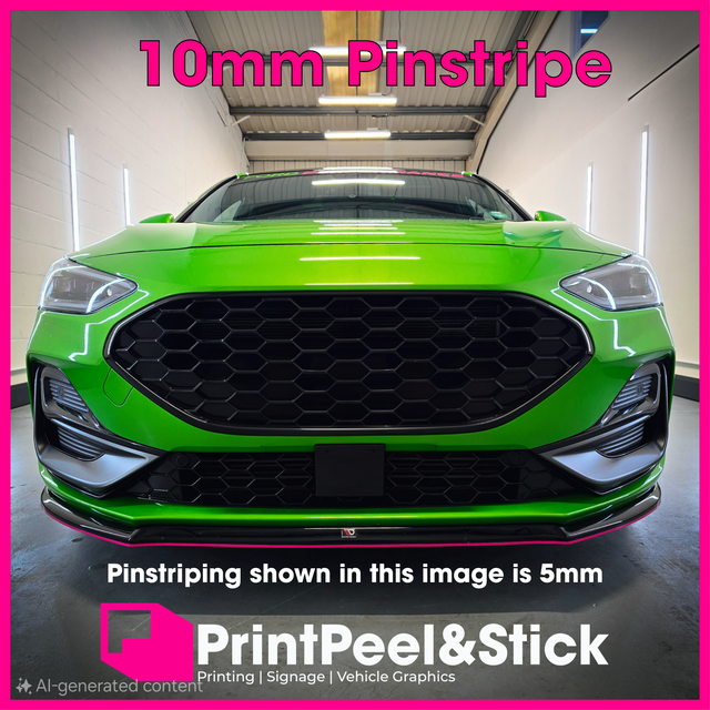 Pinstripe - 10mm x 10m roll - 10mm pinstripe colour option - Pinstriping
