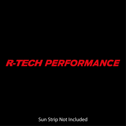 R-Tech Performance Sun Strip Text