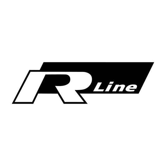VW "R Line" logo decal