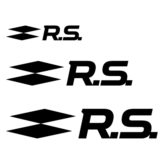 Renault ’RS’ logo decal