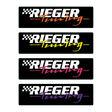 Rieger Tuning Gel Badges (Singles) - Exterior Gel Badges