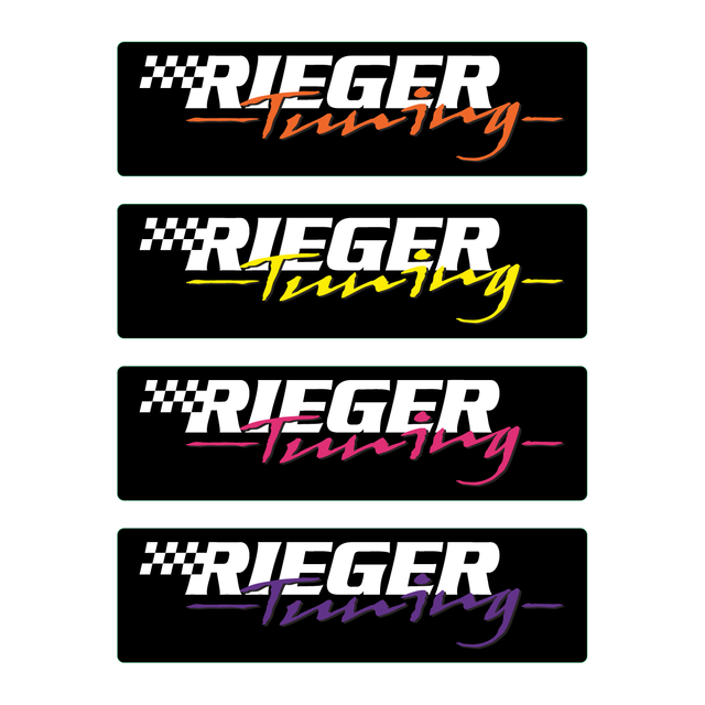 Rieger Tuning Gel Badges (Singles) - Exterior Gel Badges