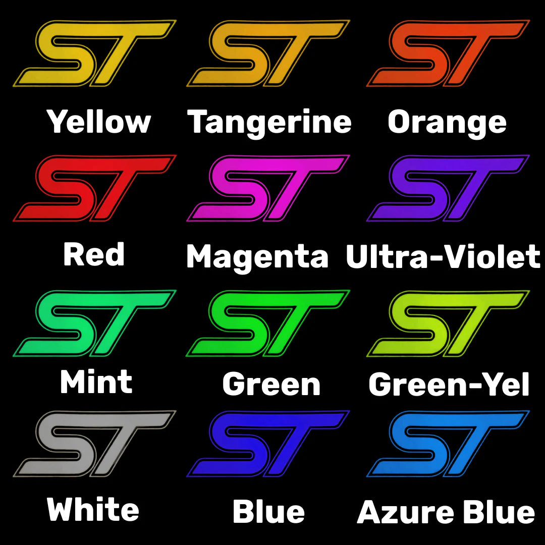 “ST” Emblem Replacement Puddle Unit - MK4 Focus ST (Multiple Colours)