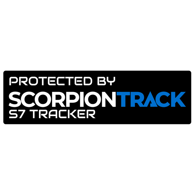 ScorpionTrack Window Stickers - S7 Tracker - Vehicle Security