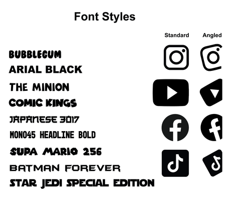 TikTok Decal Sticker (Singles)
