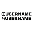 Instagram Gel Sticker - Social Media Gel Badges