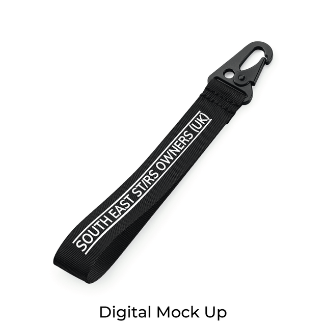 South East ST/RS Owners (UK) Key Clip - Black & White - Merchandise - Keyrings & Clips