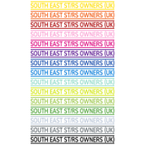 South East ST/RS Owners (UK) club decal Sticker - Long Style - Club Decals / Stickers