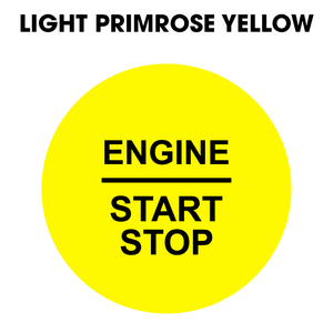 28mm "Engine Start Stop" Button Gel Badge