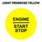 28mm "Engine Start Stop" Button Gel Badge