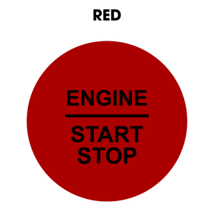 28mm "Engine Start Stop" Button Gel Badge