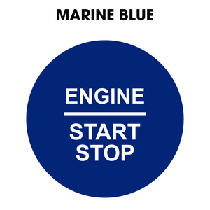 28mm "Engine Start Stop" Button Gel Badge