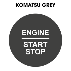 28mm "Engine Start Stop" Button Gel Badge