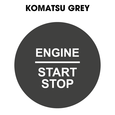 28mm "Engine Start Stop" Button Gel Badge