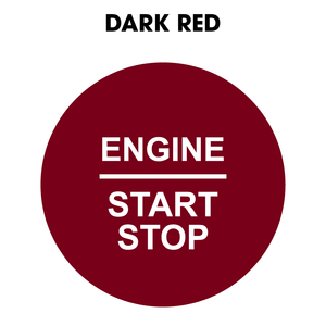28mm "Engine Start Stop" Button Gel Badge