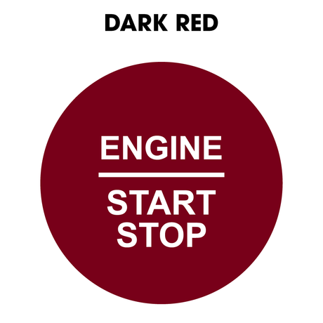 28mm "Engine Start Stop" Button Gel Badge