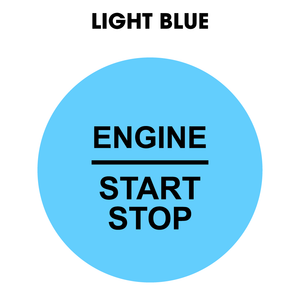 28mm "Engine Start Stop" Button Gel Badge