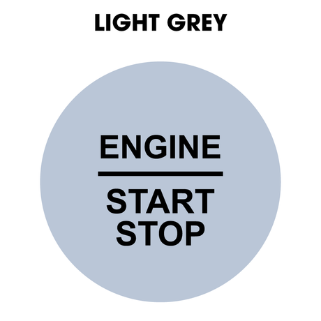 28mm "Engine Start Stop" Button Gel Badge