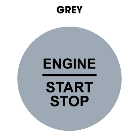 28mm "Engine Start Stop" Button Gel Badge