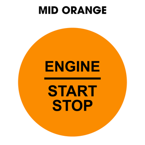 28mm "Engine Start Stop" Button Gel Badge