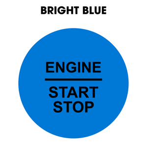 28mm "Engine Start Stop" Button Gel Badge