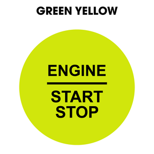28mm "Engine Start Stop" Button Gel Badge