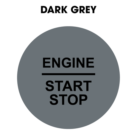 28mm "Engine Start Stop" Button Gel Badge