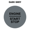 28mm "Engine Start Stop" Button Gel Badge