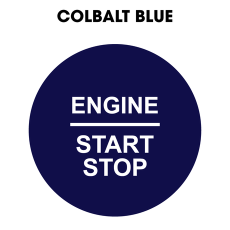 28mm "Engine Start Stop" Button Gel Badge