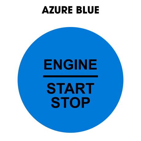 28mm "Engine Start Stop" Button Gel Badge