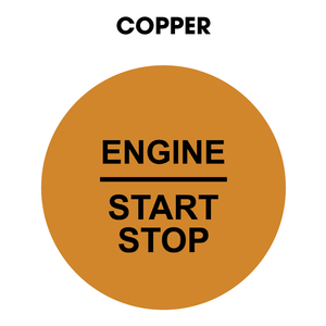 28mm "Engine Start Stop" Button Gel Badge