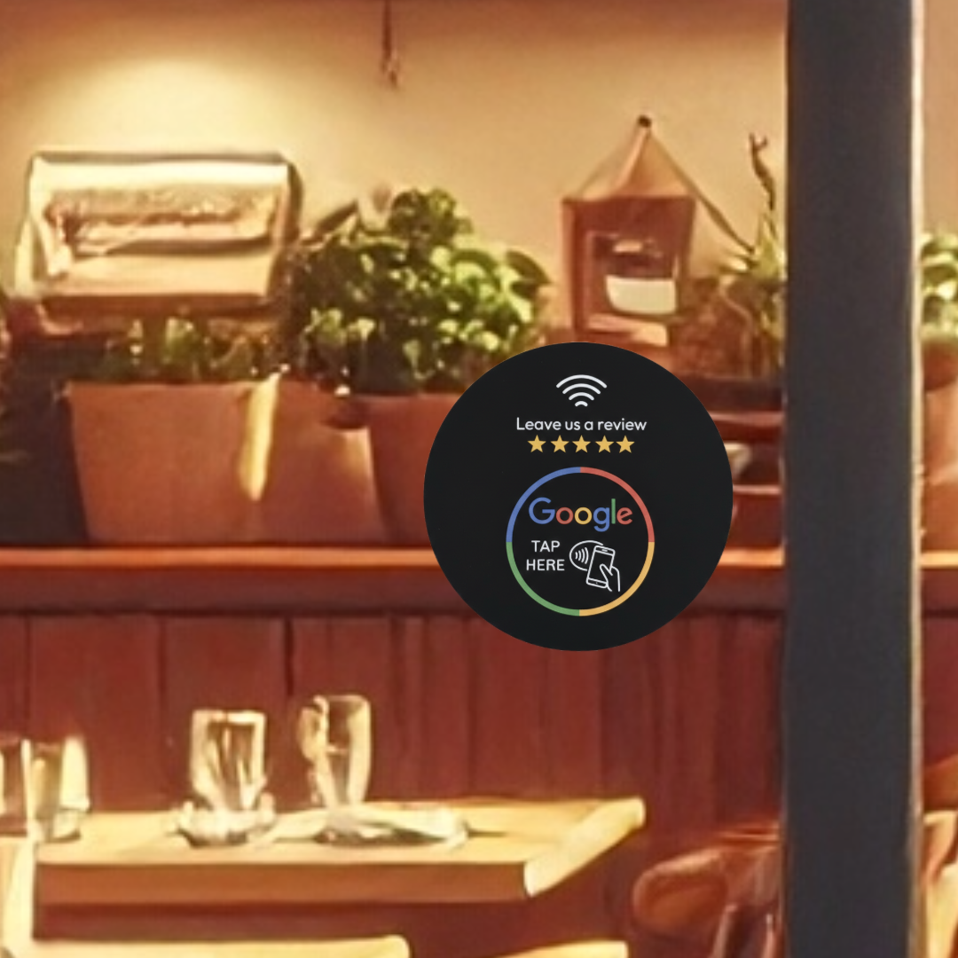 Google Review NFC Window Sticker