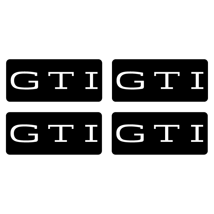 VW GTI Wheel Gel Set (rectangle)
