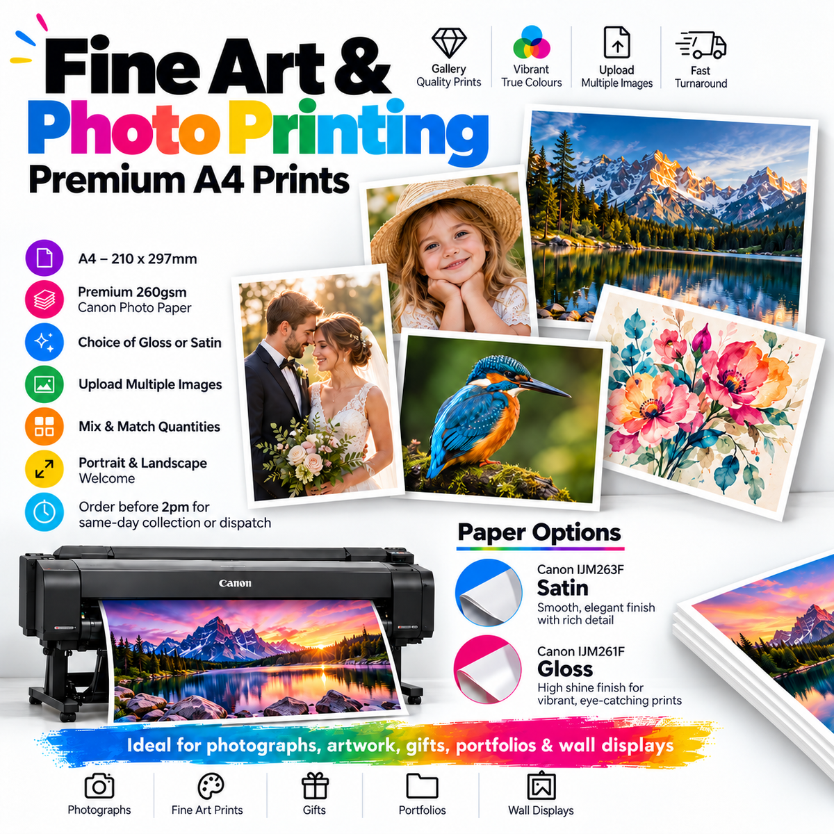 A4 Fine Art / Photography Printing