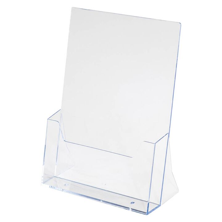 A4 Acrylic Desktop Flyer Holder - A5 flyer holder