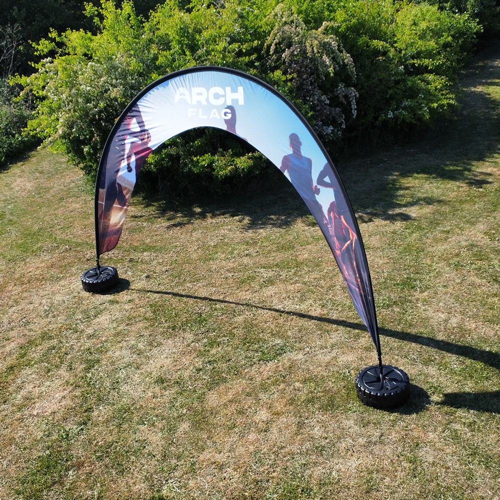 Arch-shaped Flag