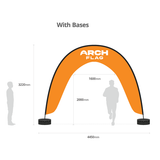 Arch-shaped Flag
