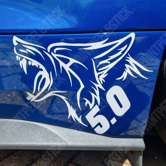 Coyote 5.0 Decal Sticker Set (Pair) Decals