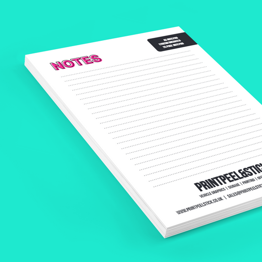 A5 Notepads - 25 Page Per Pad