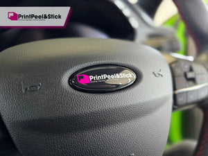 ’Oval’ Badge Overlays - Mk3 Focus (Pre-Facelift Only - NOT ST) Oval Badge Gel Overlays